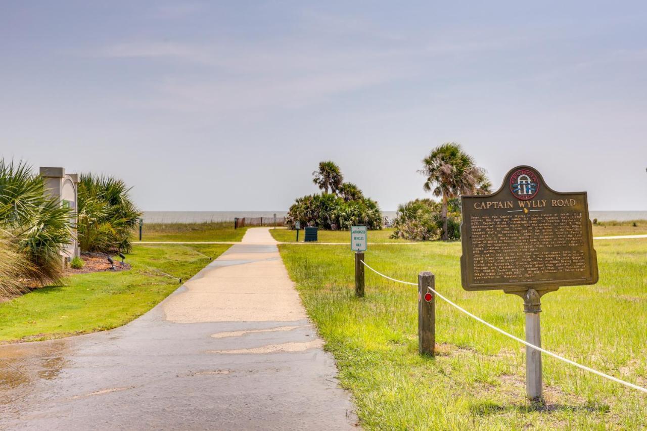 Pet-Friendly Jekyll Island Abode - Walk To Beach! Exterior foto